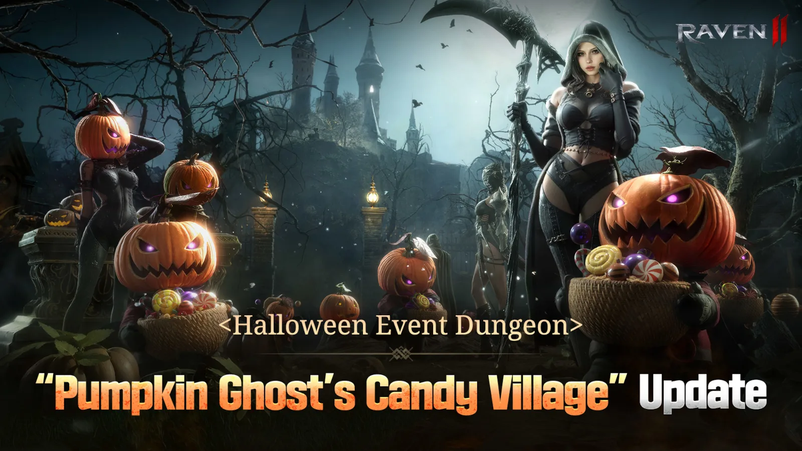 Raven 2: Halloween Event 'Pumpkin Ghost's Candy Village' and Patch Notes